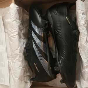 Adidas Black/Carbon/Gold Predator League FG Men's Soccer Cleats